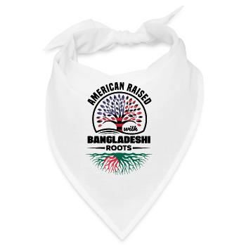 Bangladesch Bangladesch Bangladesch Flagge Zitat - Bandana - Weiß - Vorne