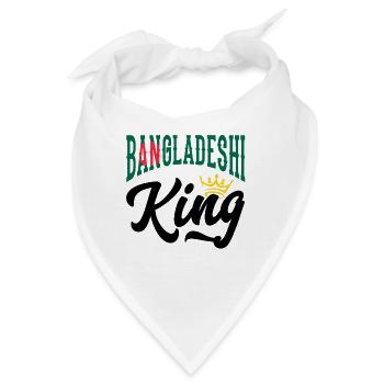 Bangladesch Bangladesch Bangladesch Flagge Zitat - Bandana - Weiß - Vorne