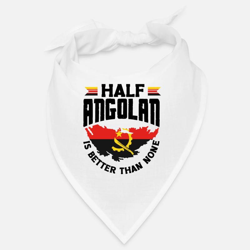 Angolan Angola Angolan Flag Half Angolan Is Bandana