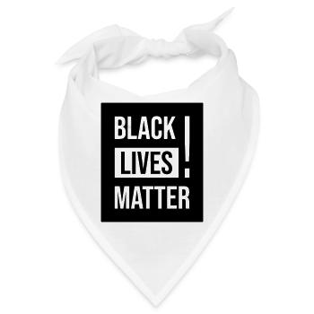 Black Lives Matter Design Shirt - Bandana - Weiß - Vorne