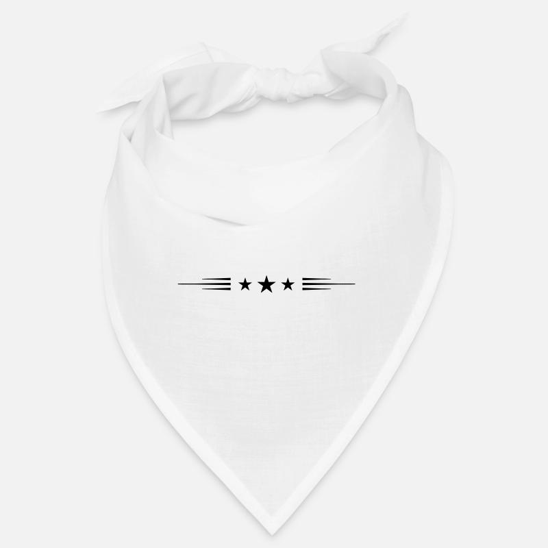 icône d'élément de ligne étoile Bandana