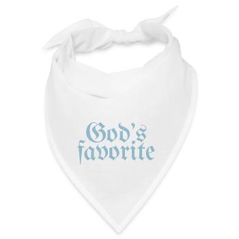 God's favorite - Bandana - Weiß - Vorne