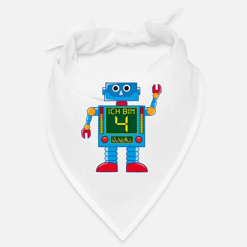 Robot 4 ans 4ème anniversaire Bandana