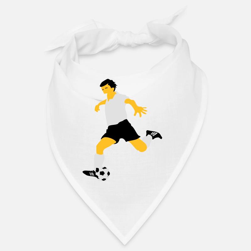 Fußball - Bandana - Weiß