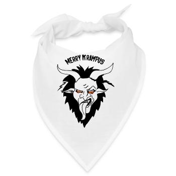 Merry Krampus - Bandana - Weiß - Vorne