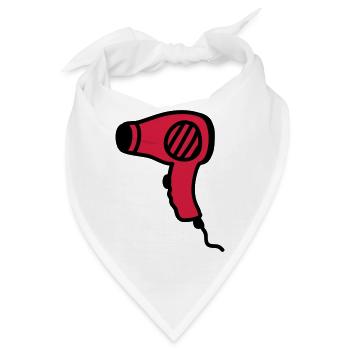 Föhn - Haartrockner - Bandana - Weiß - Vorne