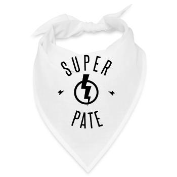 SUPER PATE - Bandana - Weiß - Vorne