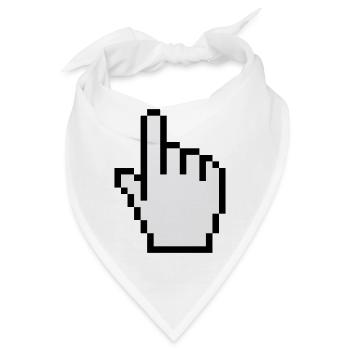 pointer / cursor - Bandana - Weiß - Vorne