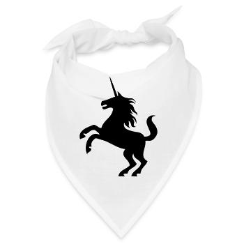 licorne - Bandana - Weiß - Vorne