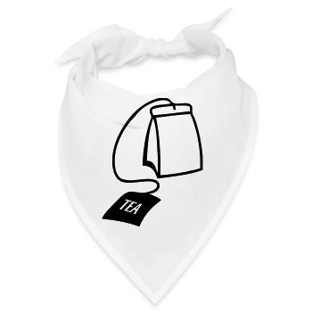 teabag - Bandana - Weiß - Vorne