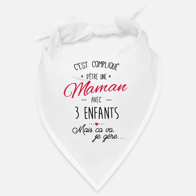 maman on 3 enfants Bandana
