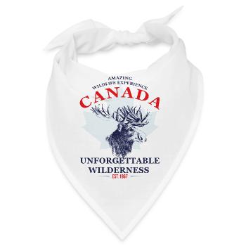 CANADA - MOOSE - Bandana - Weiß - Vorne