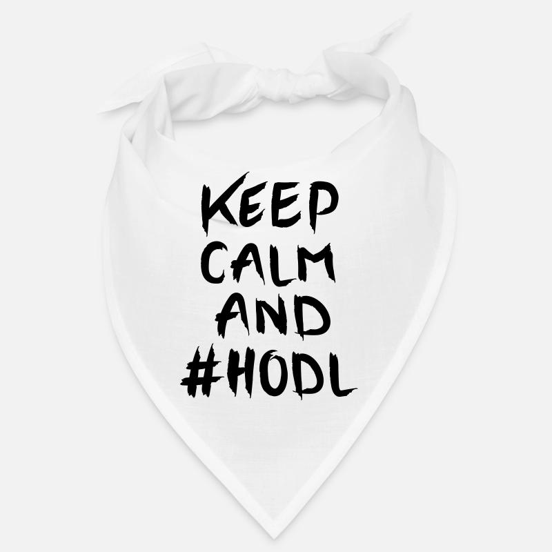 Keep Calm And #HODL Bandana