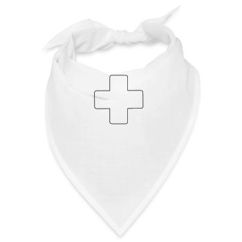 Ersthelfer - Bandana - Weiß - Vorne