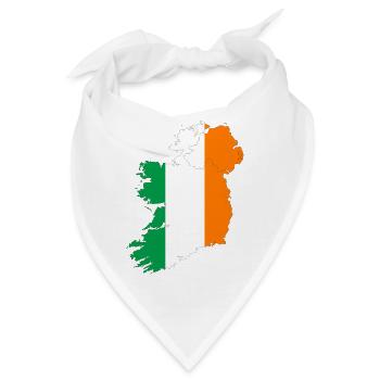 Irland - Bandana - Weiß - Vorne