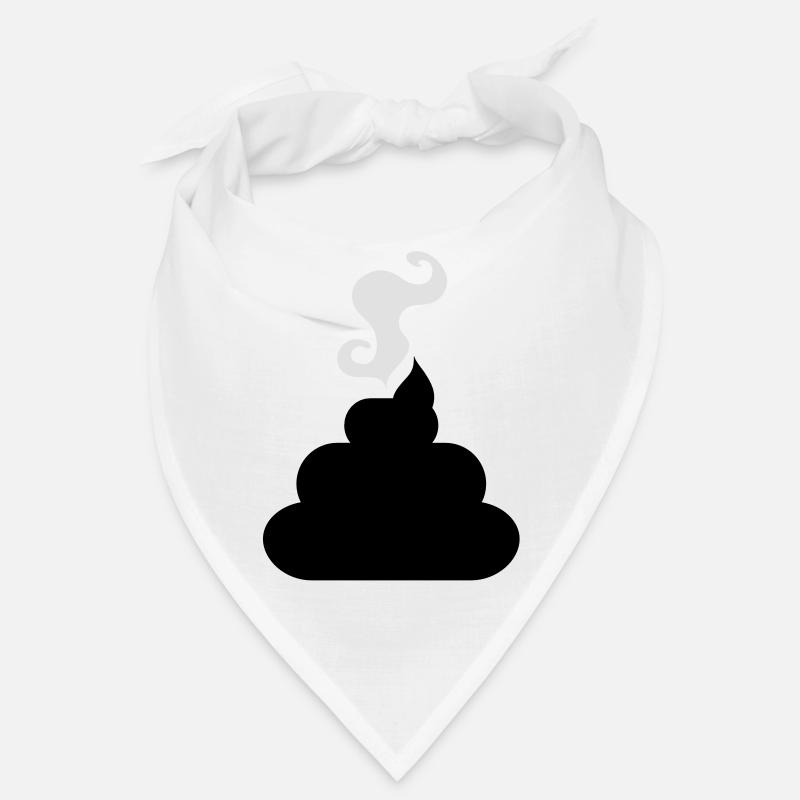 turd poo dampfenden Haufen Mist mit Gestank Bandana