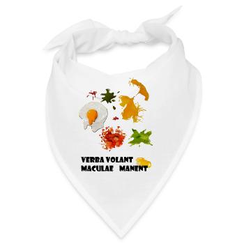 Flecken - Bandana - Weiß - Vorne