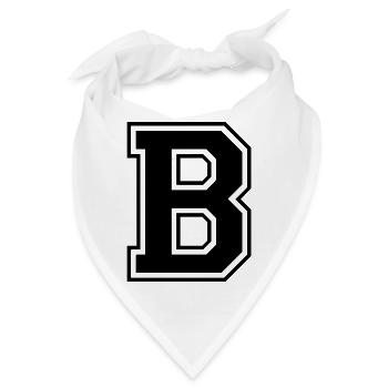 b - Bandana - Weiß - Vorne