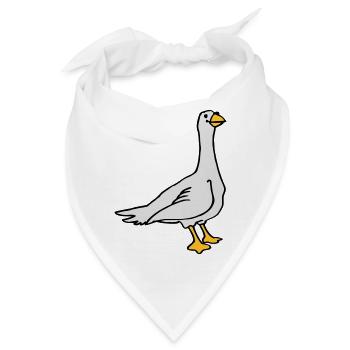 Gans - Bandana - Weiß - Vorne