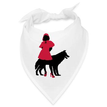 Rotkäppchen - Bandana - Weiß - Vorne