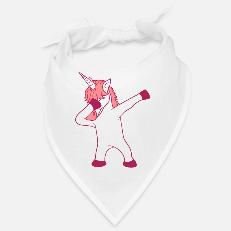 dabbing unicorn dab pose dance happy standing e Bandana