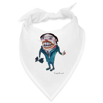 Verkäufer von Dollars - Bandana - Weiß - Vorne