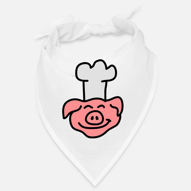 Pig Chef Head Bandana