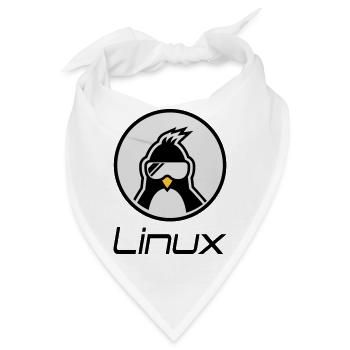 linux - Bandana - Weiß - Vorne
