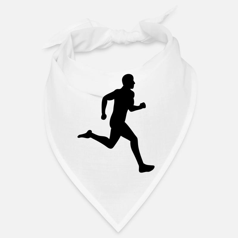 drawing running sprint run runner silhouette Bandana