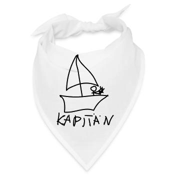 kapitän - Bandana - Weiß - Vorne