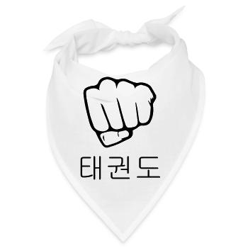 Taekwondo Taekwondoin Tae-Kwon-Do Tae Kwon Do - Bandana - Weiß - Vorne