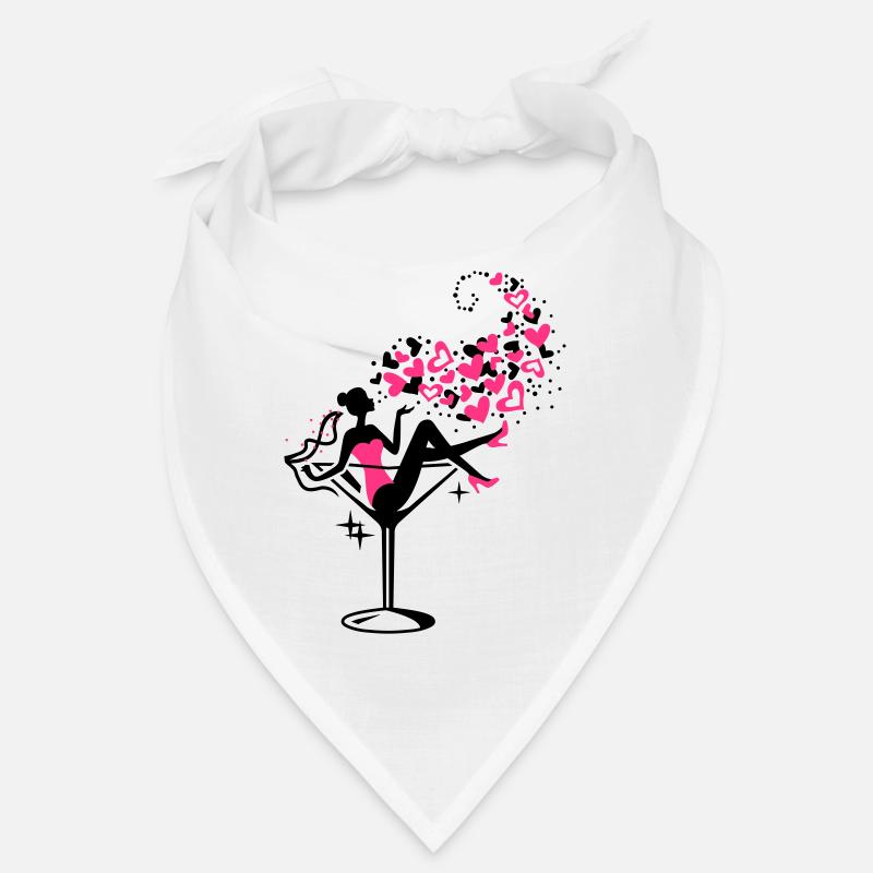 Braut - Bride - JGA - Cocktail - Herz - 2C Bandana