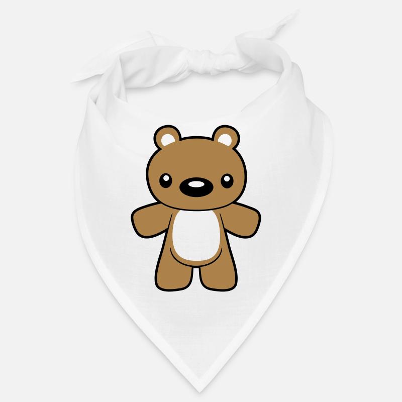 kleiner suesser teddybaer baer Bandana