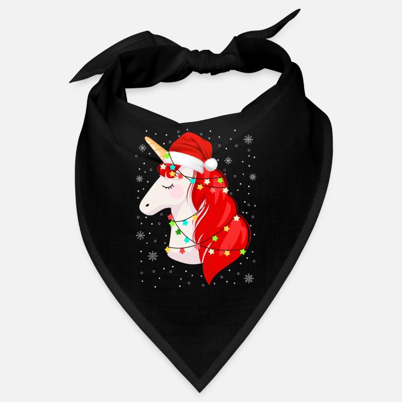 Weihnachts-Einhorn Bandana