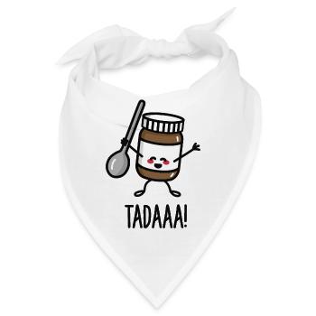 Tadaaa! Happy chocolate spread with spoon - Bandana - Weiß - Vorne