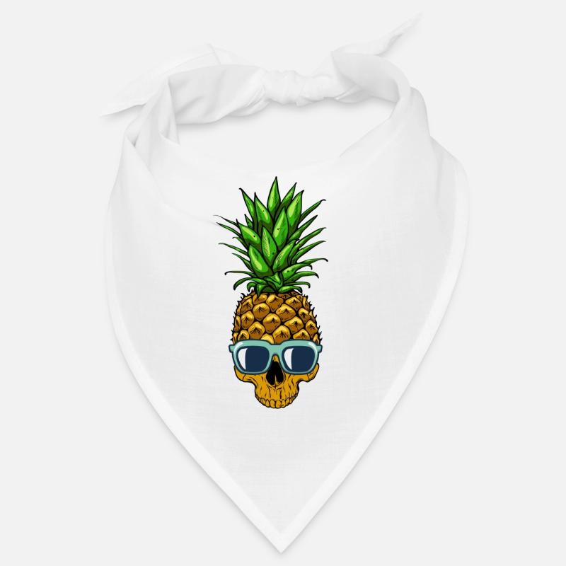 Ananas-Schädel Bandana