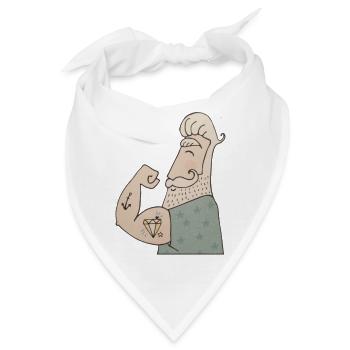 Seemann - Bandana - Weiß - Vorne