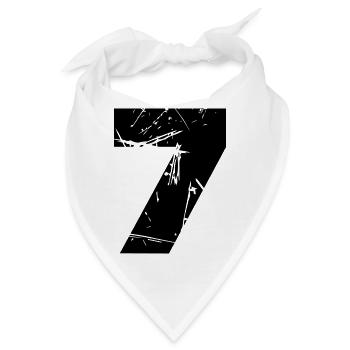 7 - Bandana - Weiß - Vorne