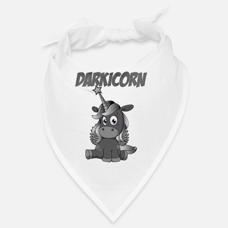 Darkicorn | Dunkles Einhorn Gothic Geschenkidee Bandana