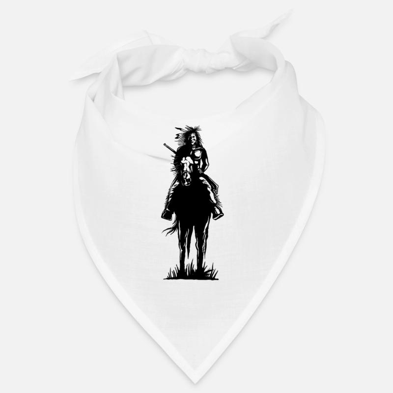 Indiens - Bandana - blanc