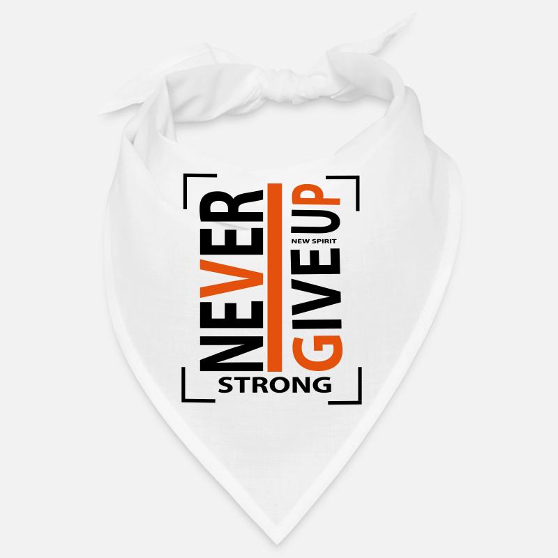 never give up Bandana