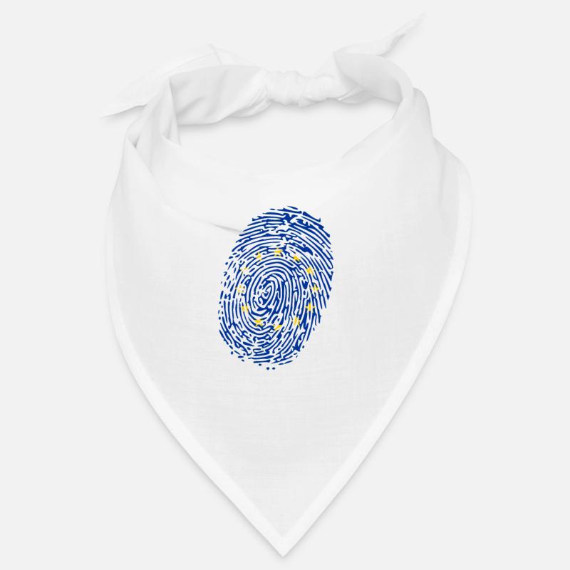 Empreinte digitale de l'Europe Bandana