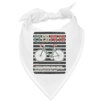 Cyclopath Bike Hymne - Bandana - Weiß - Vorne