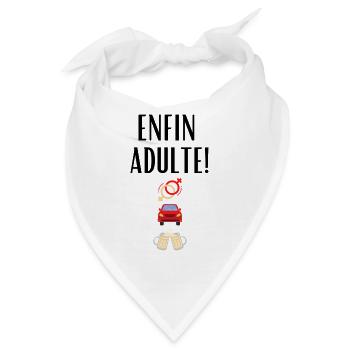 Endlich erwachsen! Spezial 18 Jahre - Bandana - Weiß - Vorne