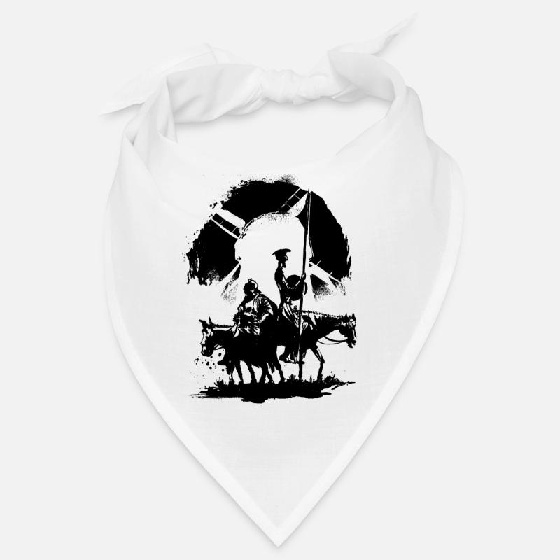 Don Quichotte de la Mancha - Bandana - blanc