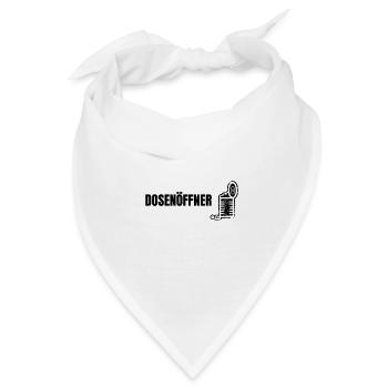 Dosenöffner Design für Haustierbesitzer - Bandana - Weiß - Vorne