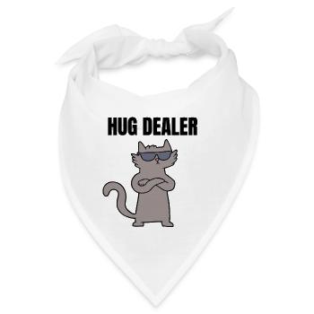 HUG DEALER KATZE - Bandana - Weiß - Vorne
