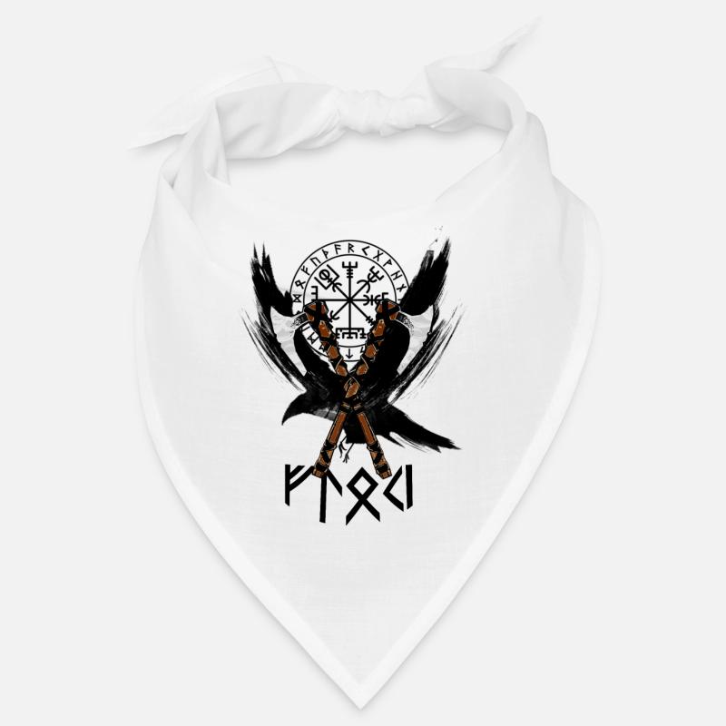 Les Vikings - Bandana - blanc