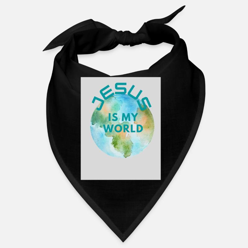 JESUS IS MY WORLD Bandana