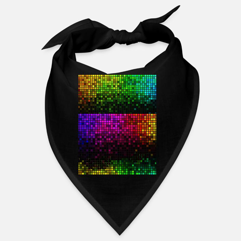 Conception colorée de la mosaïque discokugel Bandana